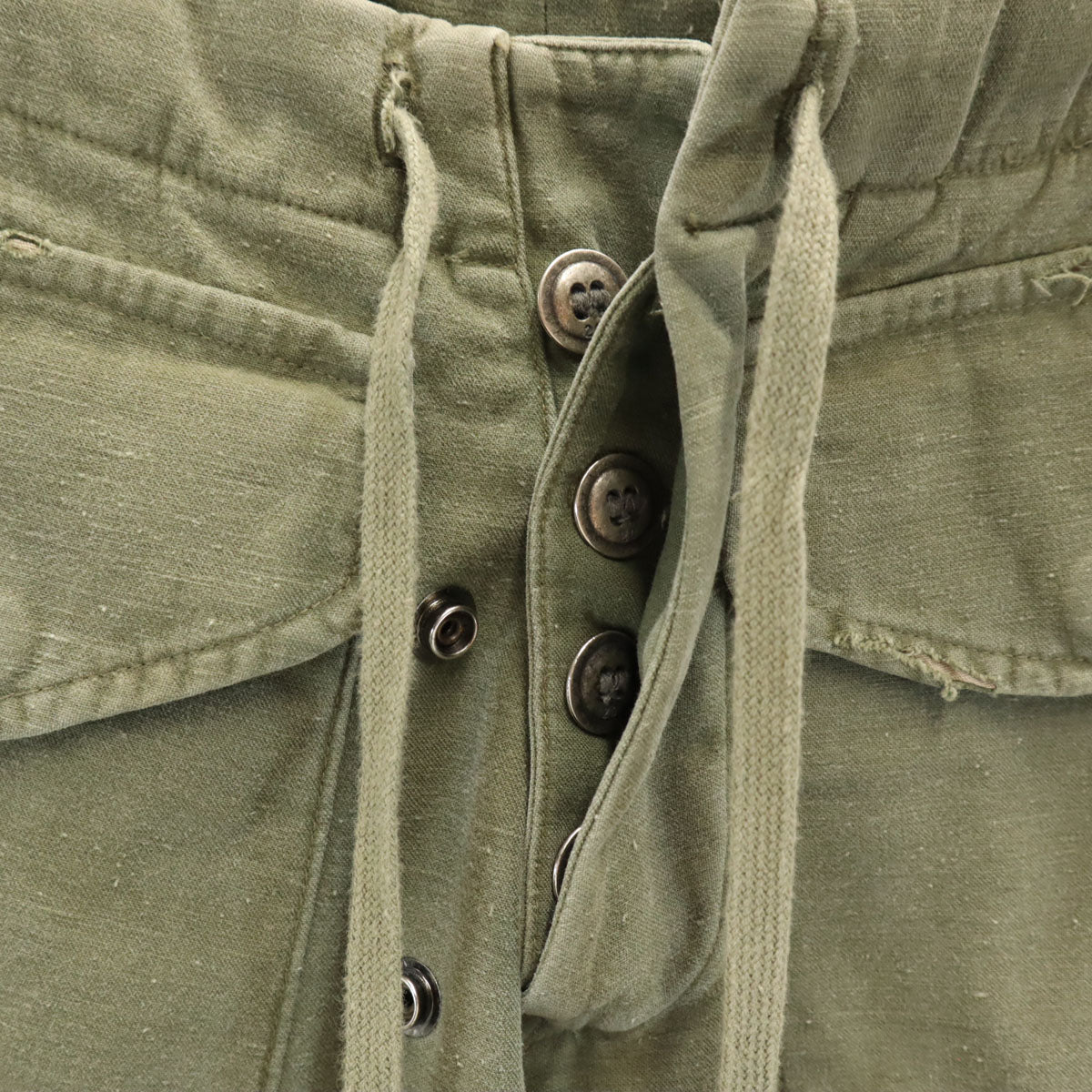 GREG LAUREN グレッグローレン USA製 カーゴショートパンツ 0 カーキ メンズ