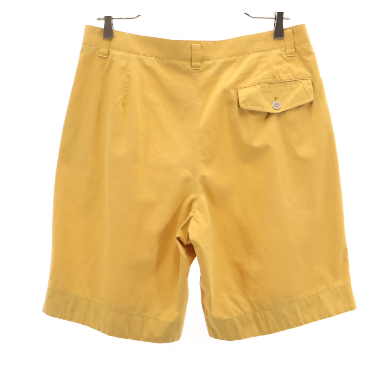 Christian Dior MONSIEUR クリスチャンディオール ムッシュ 90s オールド タック ショートパンツ 85 山吹色 メンズ