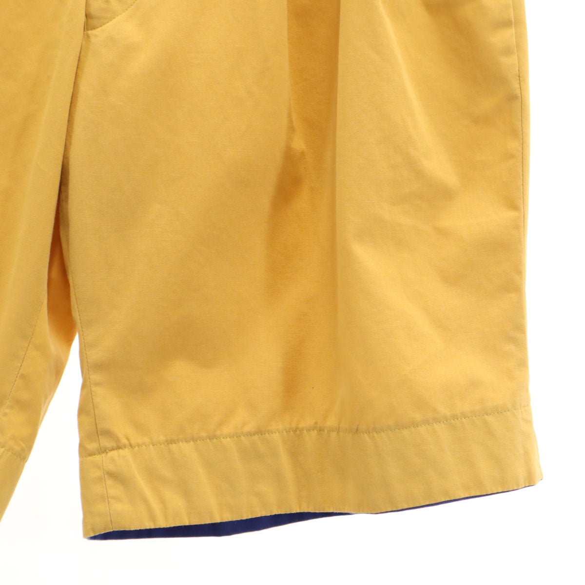 Christian Dior MONSIEUR クリスチャンディオール ムッシュ 90s オールド タック ショートパンツ 85 山吹色 メンズ