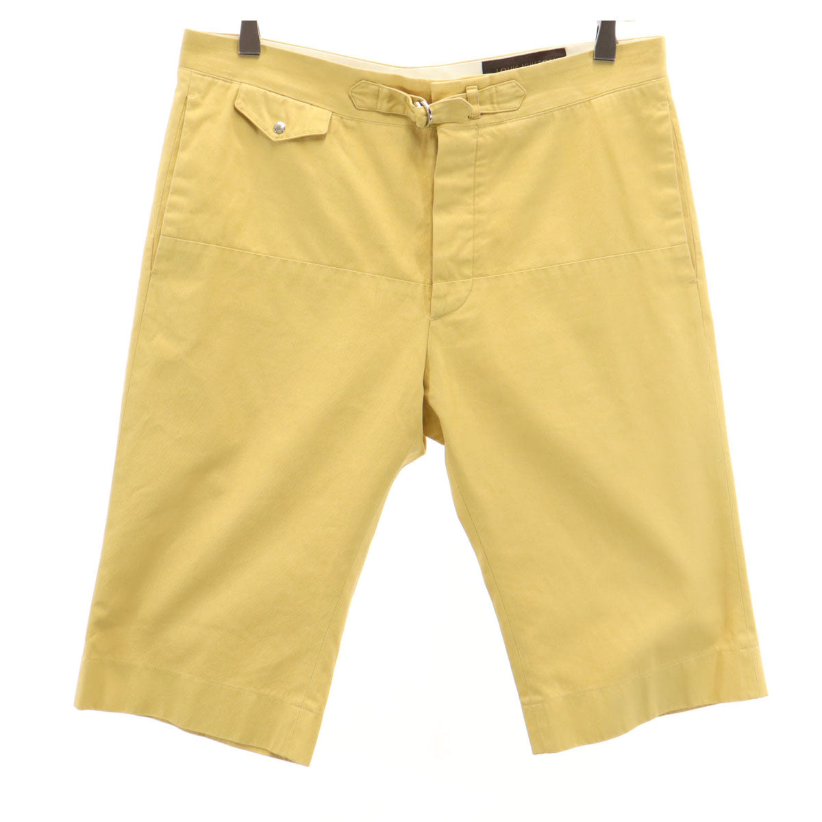 LOUIS VUITTON ルイヴィトン イタリア製 ハーフパンツ 40 山吹色 レディース
