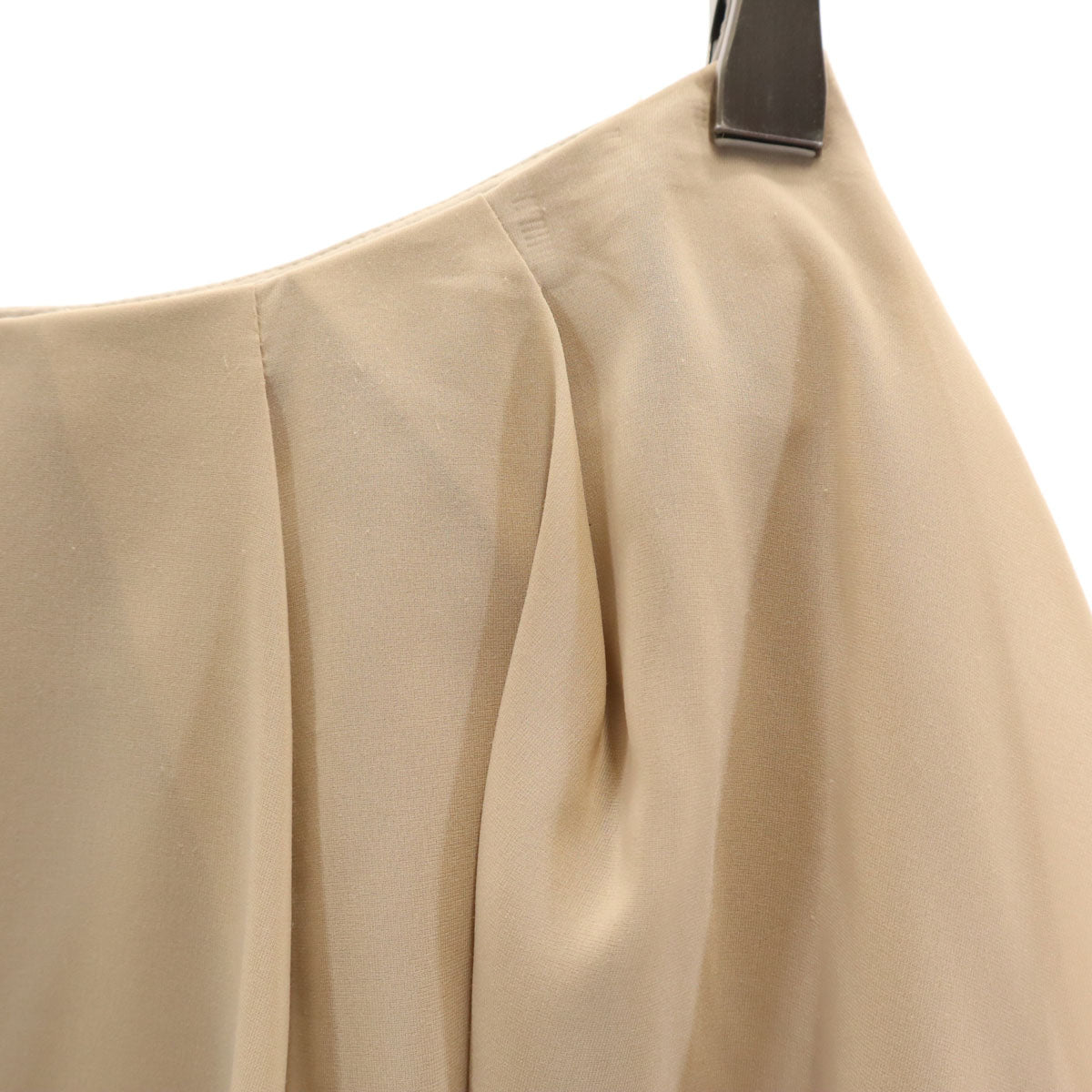 FOXEY NEW YORK フォクシーニューヨーク 日本製 ミニ丈 フレアスカート 38 ベージュ レディース