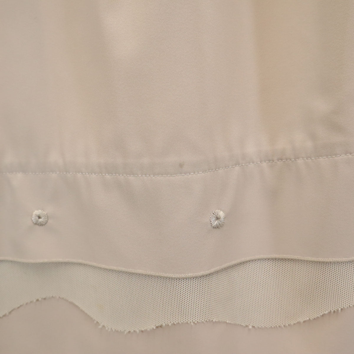 FOXEY NEW YORK フォクシーニューヨーク 日本製 ミディ丈 フレアスカート 42 グレージュ レディース