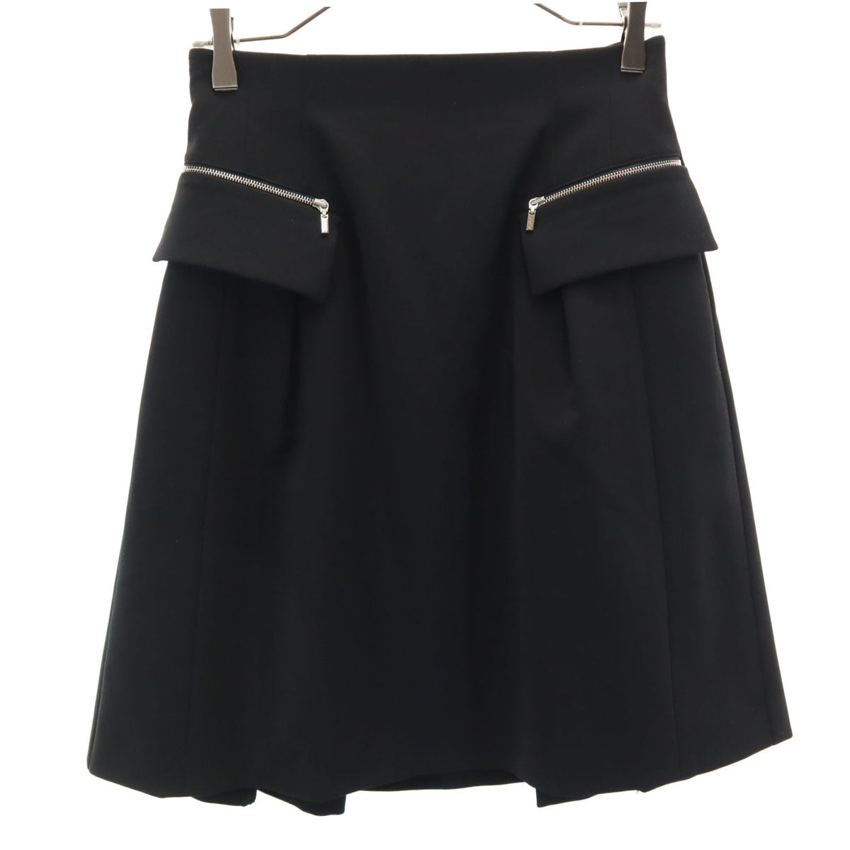 FOXEY NEW YORK フォクシーニューヨーク 日本製 ミディスカート 40 ブラック レディース