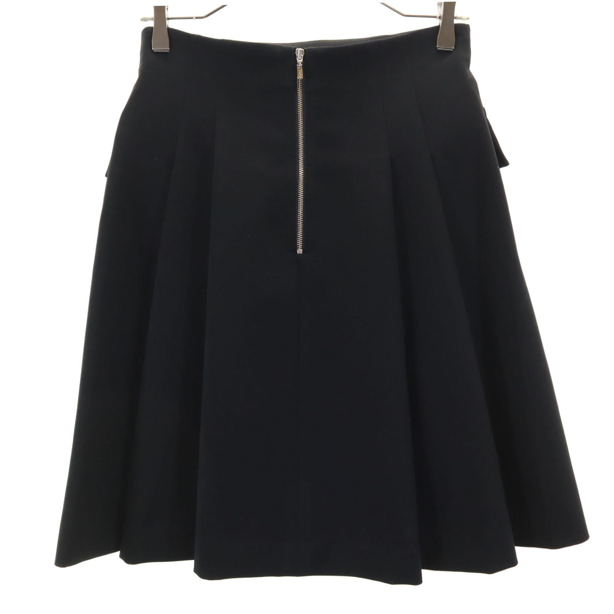FOXEY NEW YORK フォクシーニューヨーク 日本製 ミディスカート 40 ブラック レディース