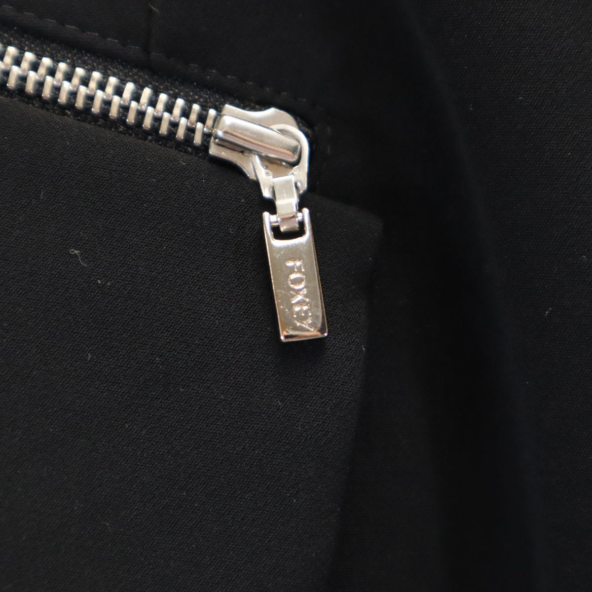 FOXEY NEW YORK フォクシーニューヨーク 日本製 ミディスカート 40 ブラック レディース