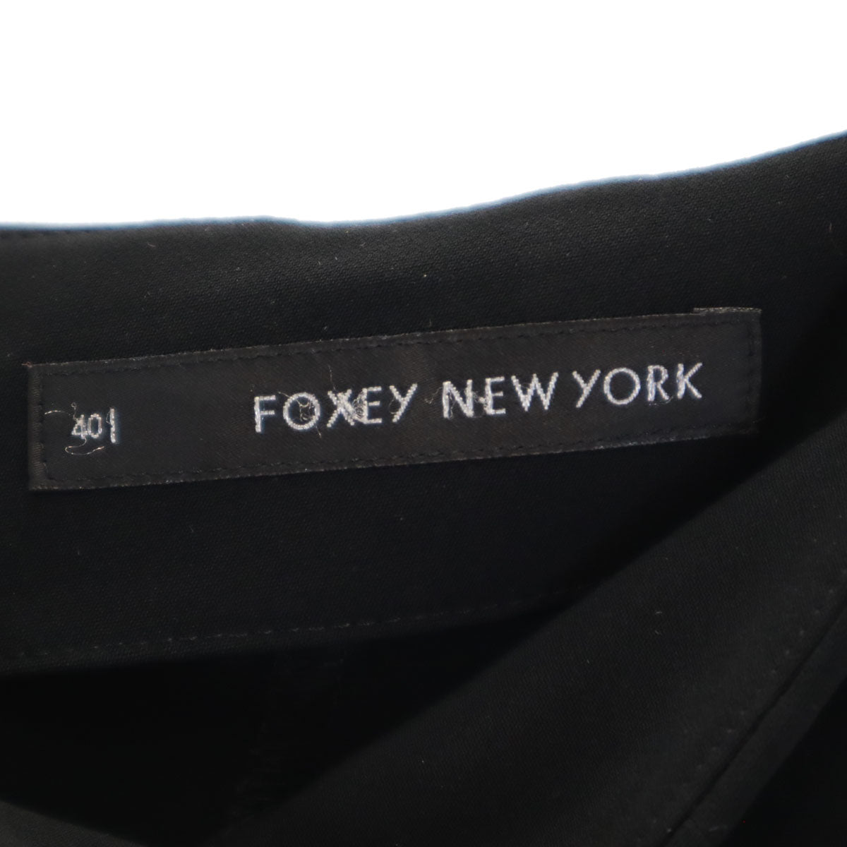 FOXEY NEW YORK フォクシーニューヨーク 日本製 ミディスカート 40 ブラック レディース