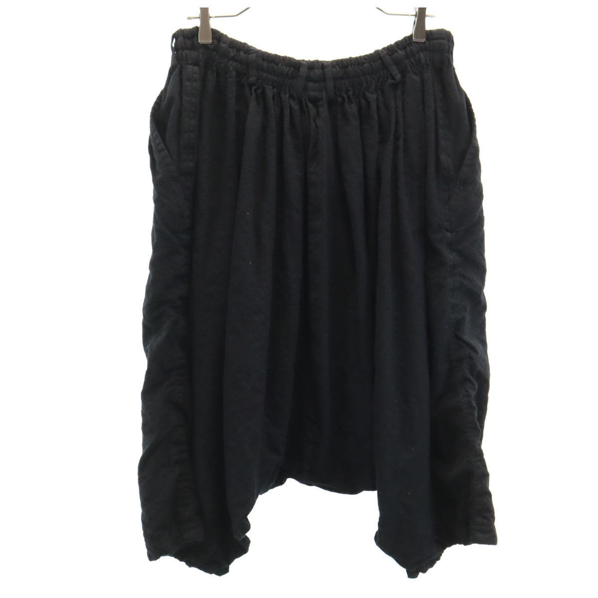 Ground Y グランドワイ 日本製 サルエルパンツ 3 ブラック ヨウジヤマモト メンズ