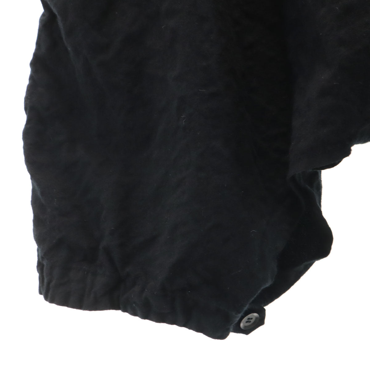 Ground Y グランドワイ 日本製 サルエルパンツ 3 ブラック ヨウジヤマモト メンズ