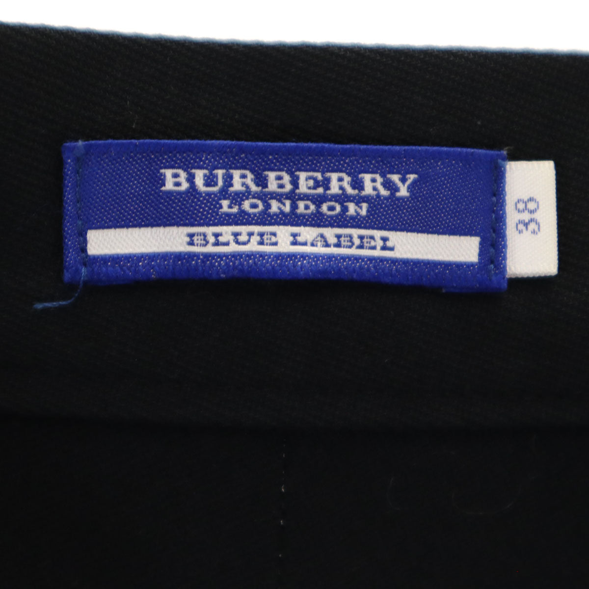 BURBERRY LONDON BLUE LABEL バーバリー ロンドン ブルーレーベル ミディ丈 スカート 38 ブラック 三陽商会 レディース
