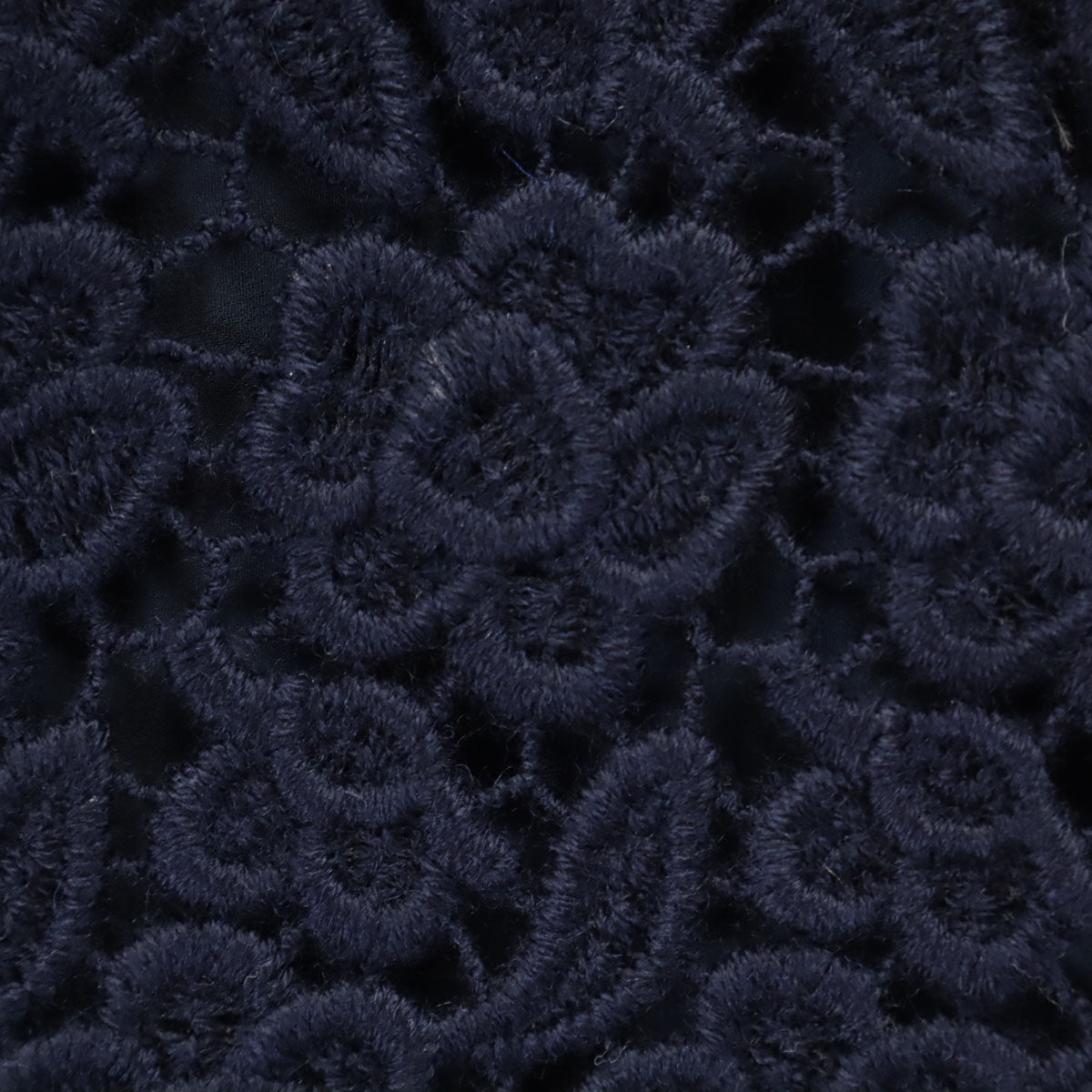 Rene ルネ ウールブレンド ミディ丈 スカート 36 ネイビー レディース