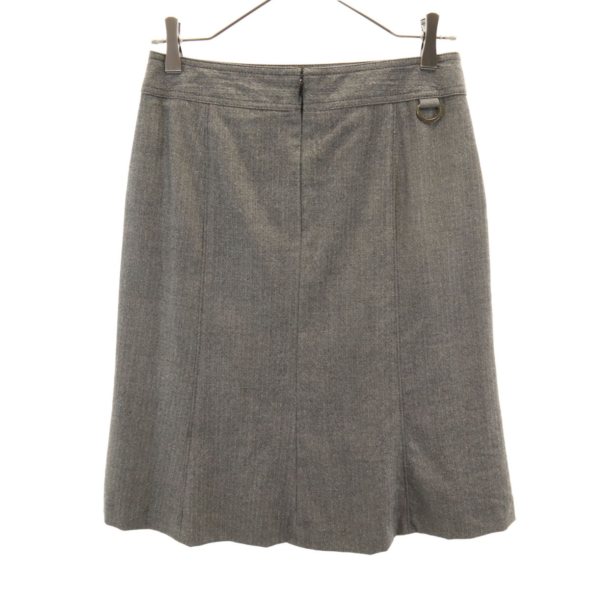 BURBERRY LONDON バーバリーロンドン ミモレ丈 スカート 38 グレー系 三陽商会 レディース
