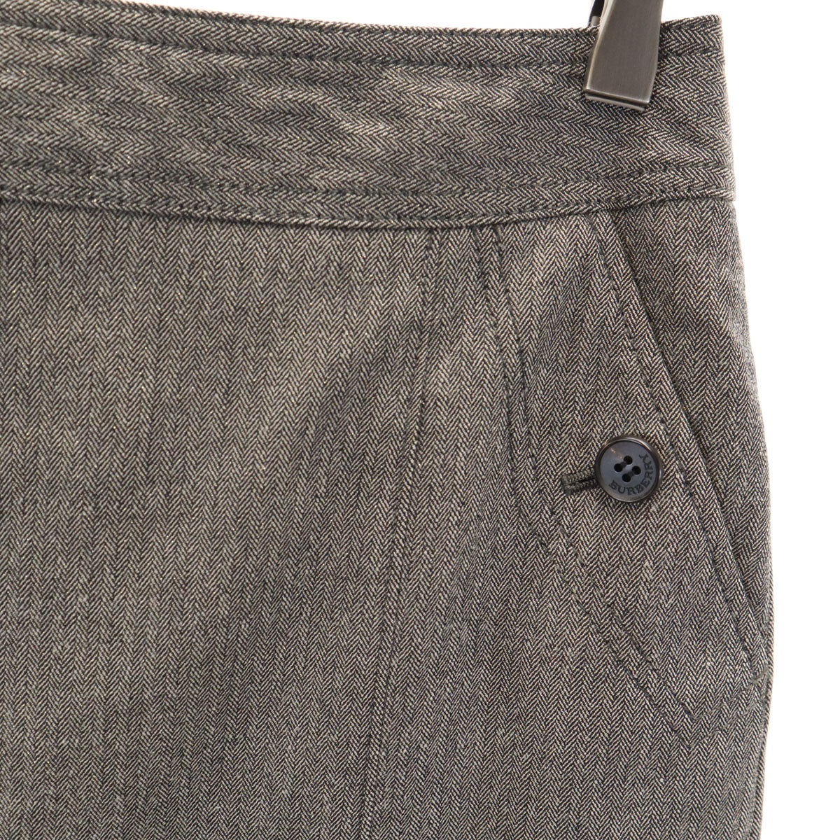 BURBERRY LONDON バーバリーロンドン ミモレ丈 スカート 38 グレー系 三陽商会 レディース