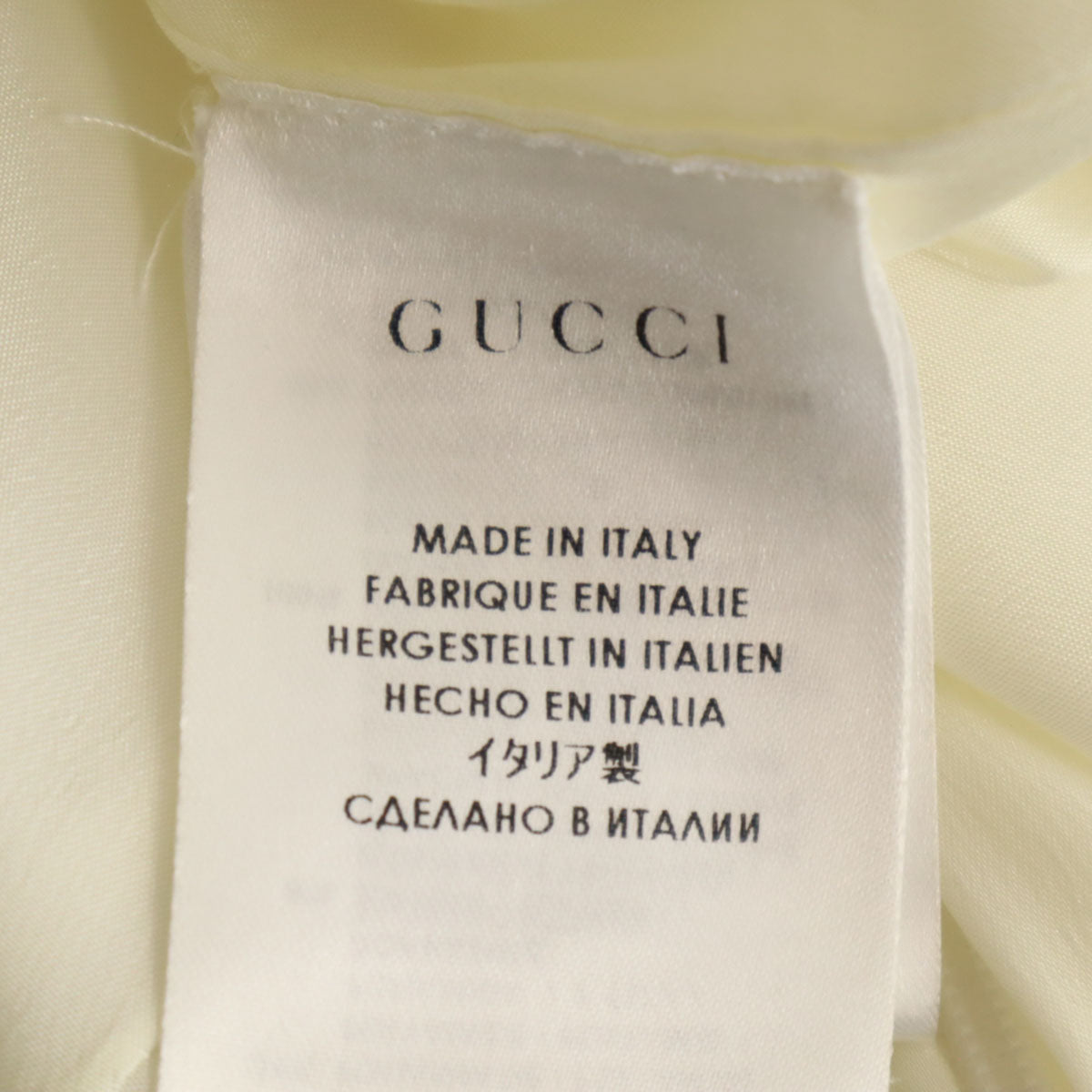 GUCCI グッチ イタリア製 ミニ丈 タイトスカート 38 ホワイト レディース