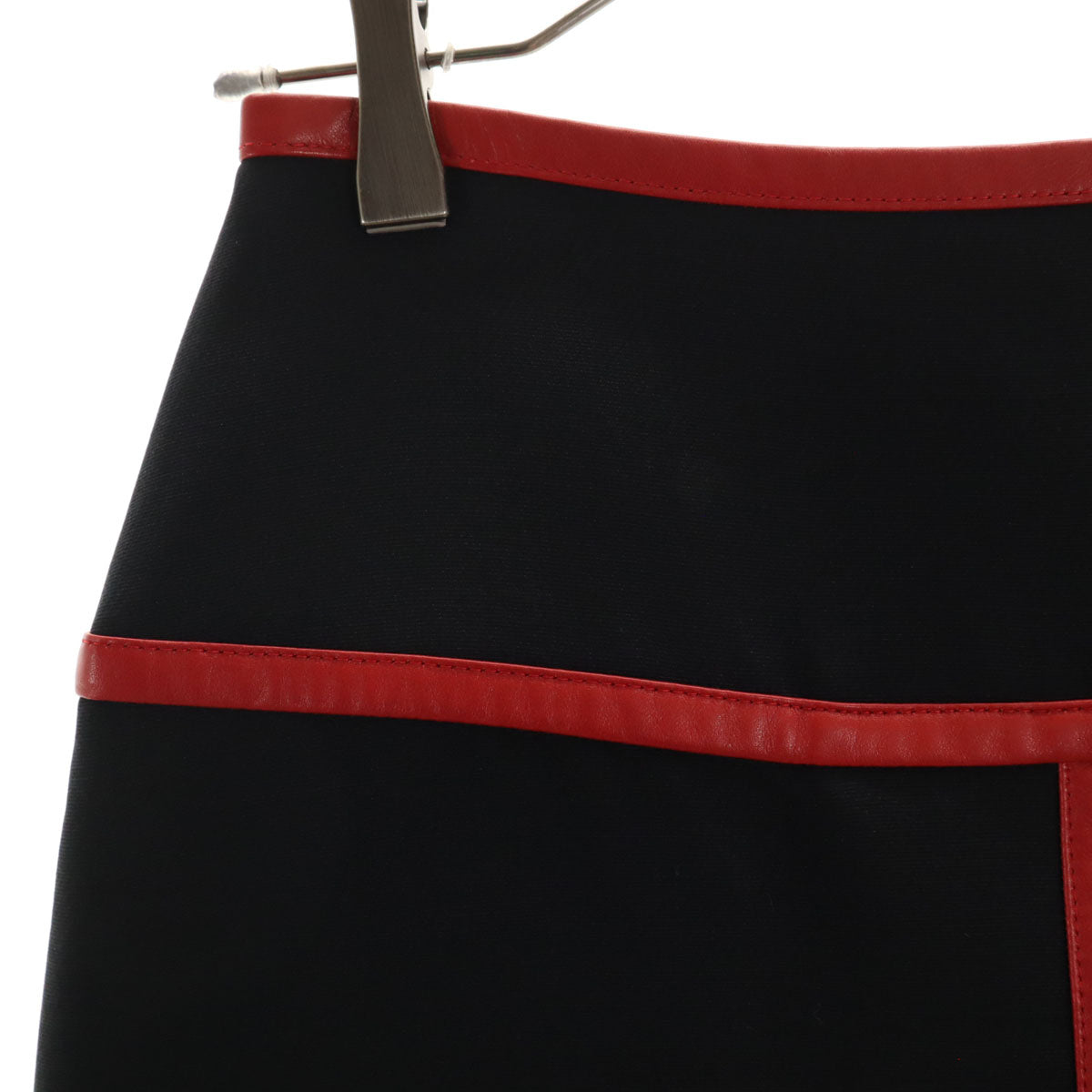 PRADA プラダ イタリア製 ミディスカート 38 ブラック レディース