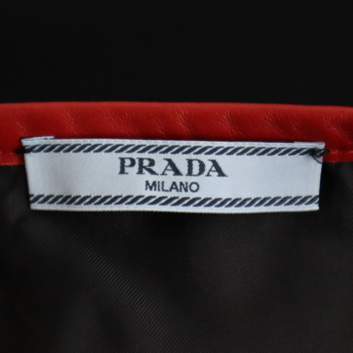 PRADA プラダ イタリア製 ミディスカート 38 ブラック レディース