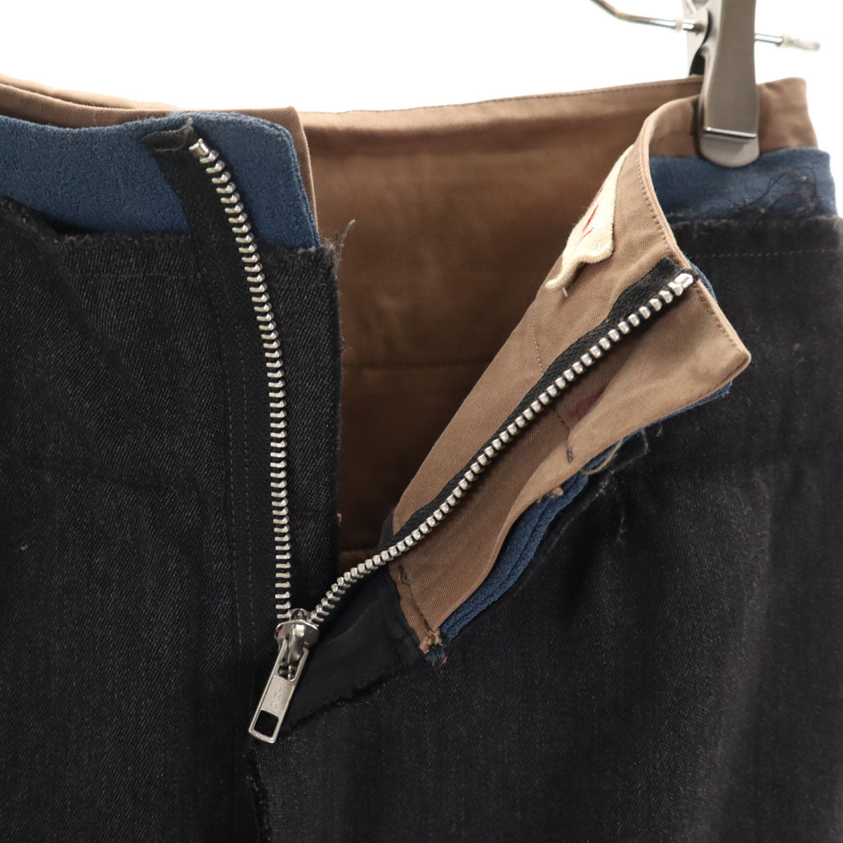 MARNI マルニ イタリア製 カットオフ加工 レイヤード ミディスカート 38 チャコールグレー レディース