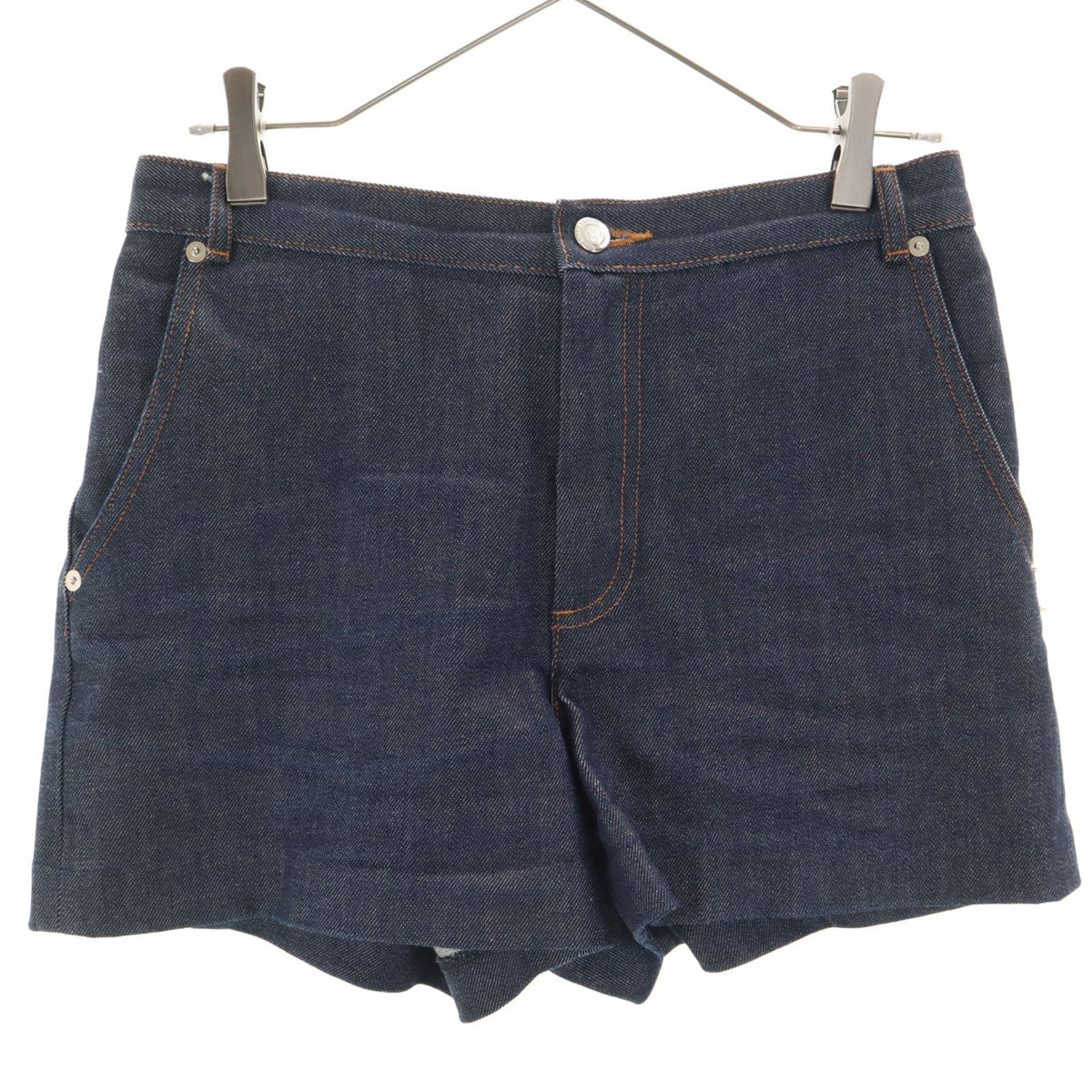Vanessa Seward ヴァネッサスアード デニム ショートパンツ 38 ネイビー レディース