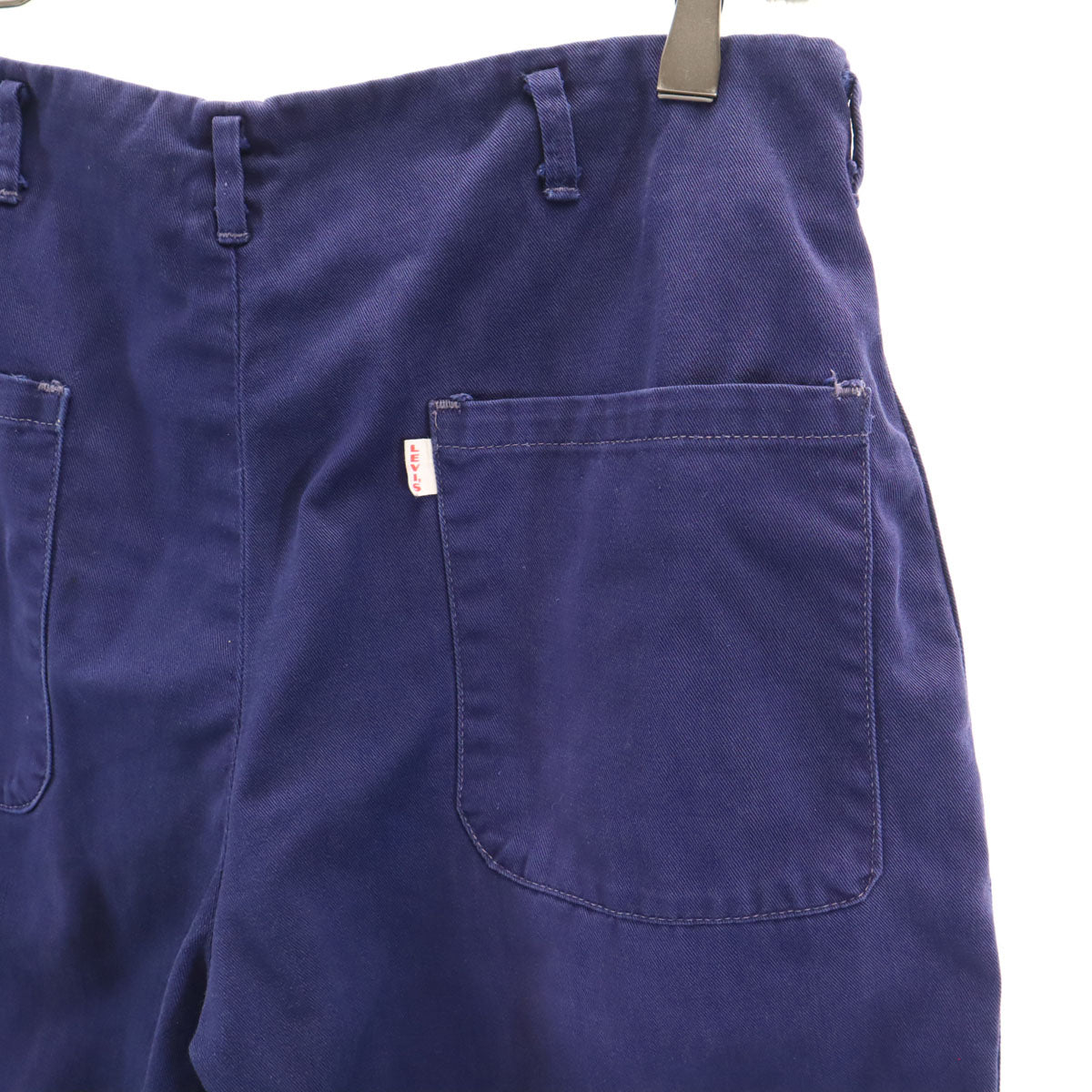 Levi's リーバイス ビッグE ハーフパンツ 紺紫 TALONジップ レディース