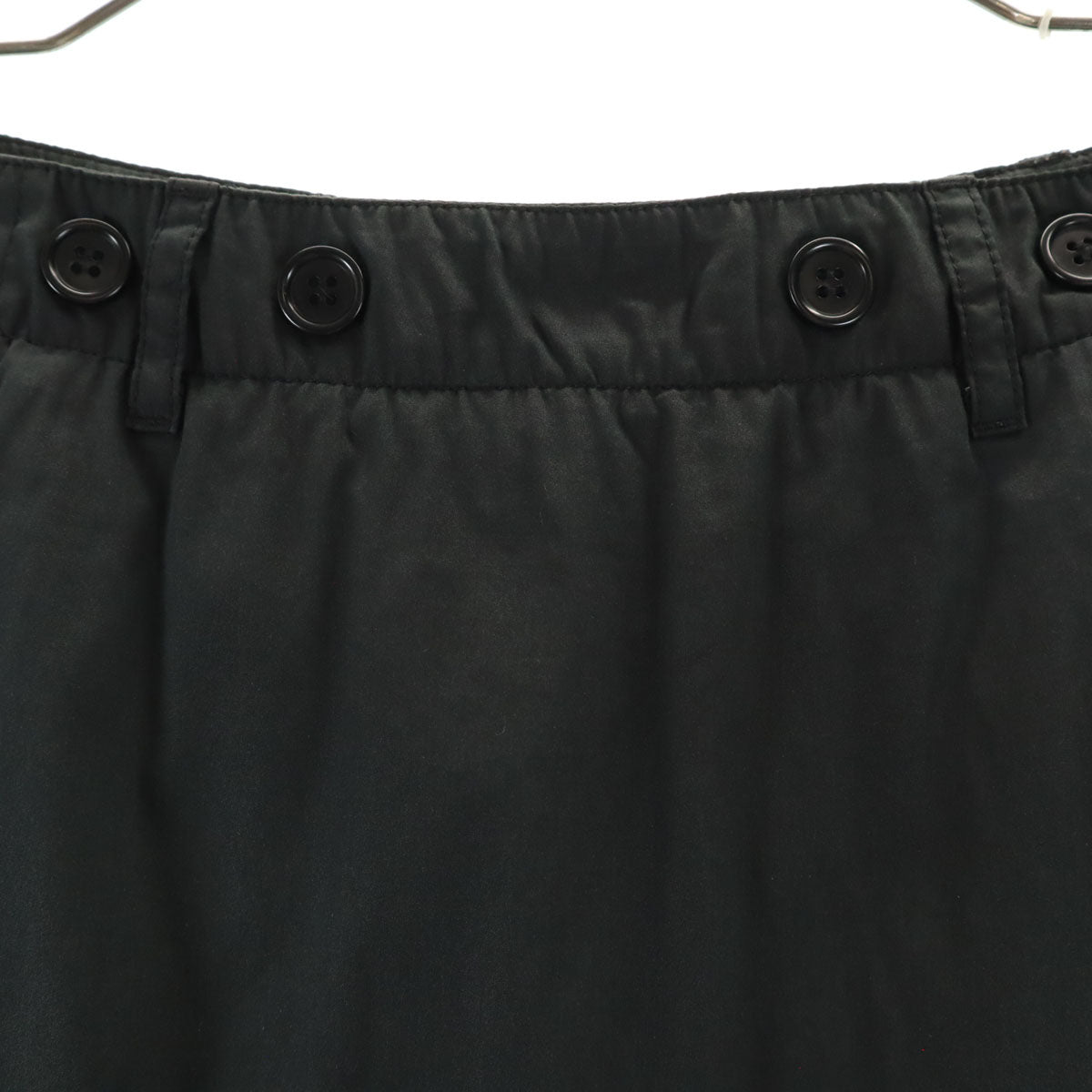 PRADA SPORTS プラダスポーツ イタリア製 ミディ丈 タイトスカート 40 ブラック系 RIRIジップ レディース