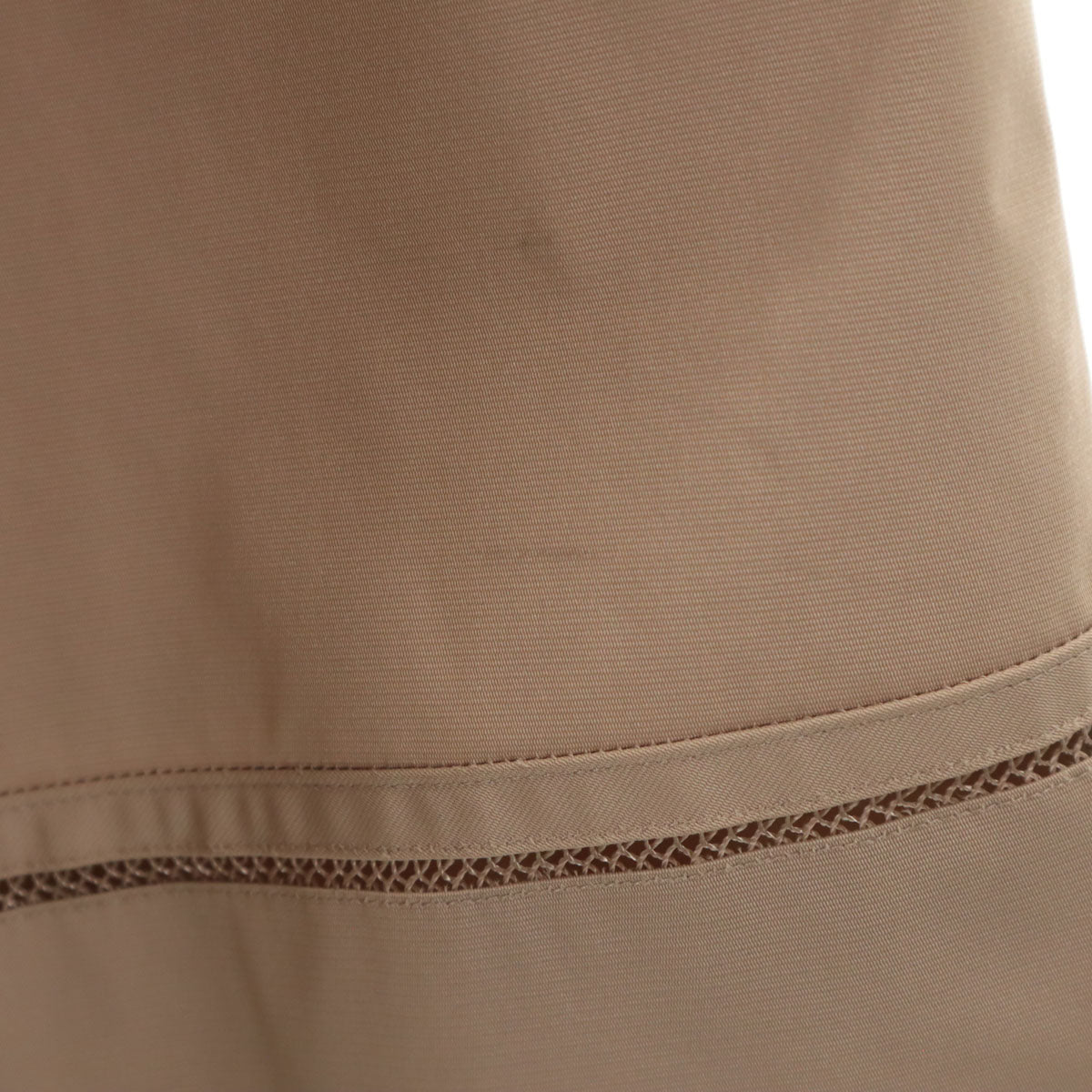 FOXEY NEW YORK フォクシーニューヨーク 日本製 ミディ丈 フレアスカート 38 ベージュ レディース