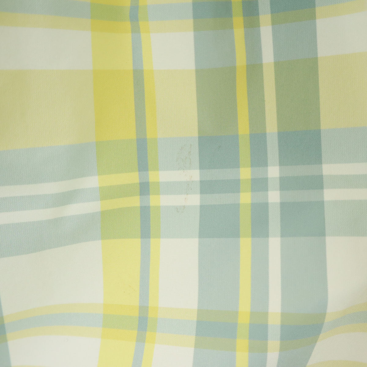 FOXEY NEW YORK フォクシーニューヨーク 日本製 チェック柄 ミディ丈 フレアスカート 38 イエロー レディース