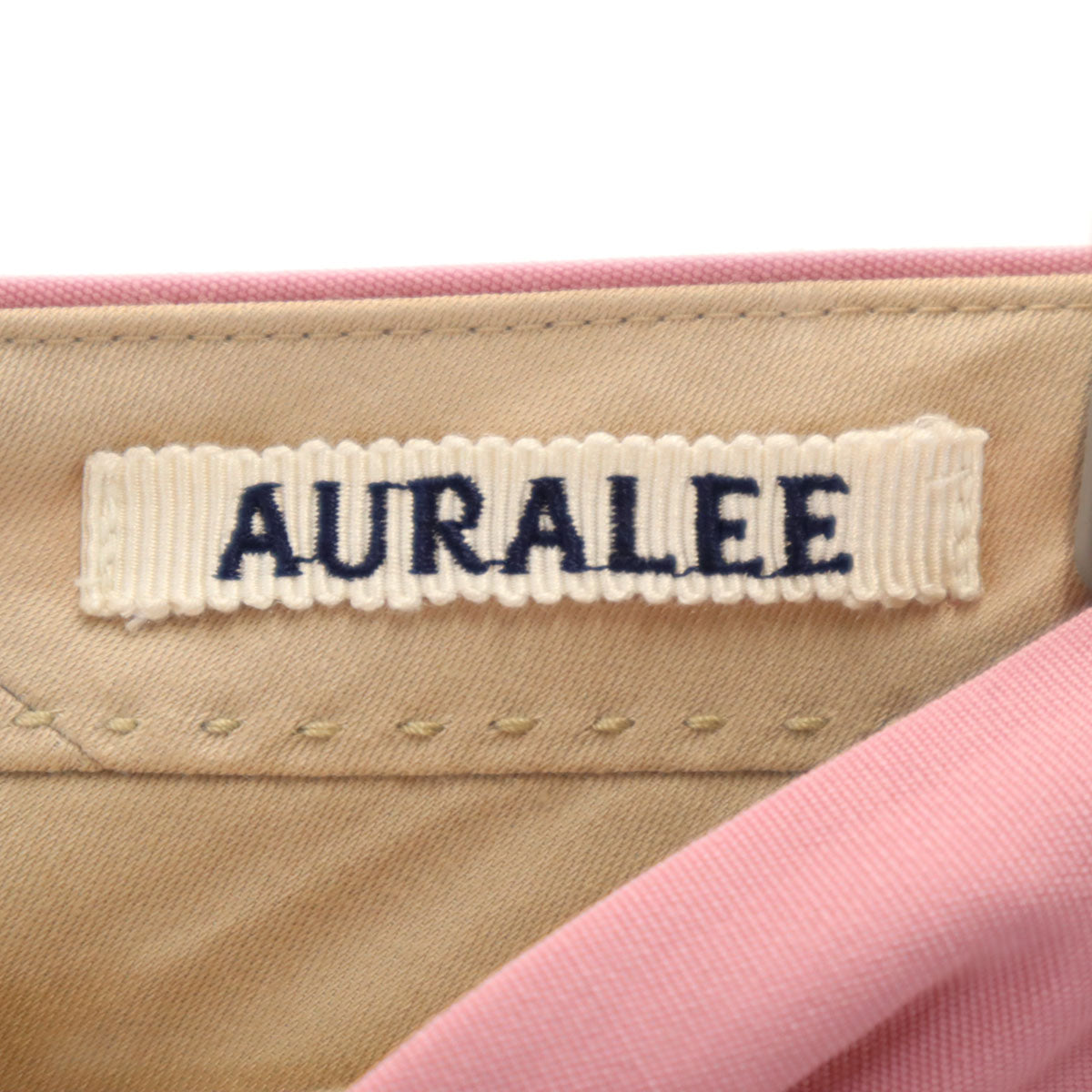 未使用 AURALEE オーラリー 日本製 ウール タック ショートパンツ 0 ピンク レディース