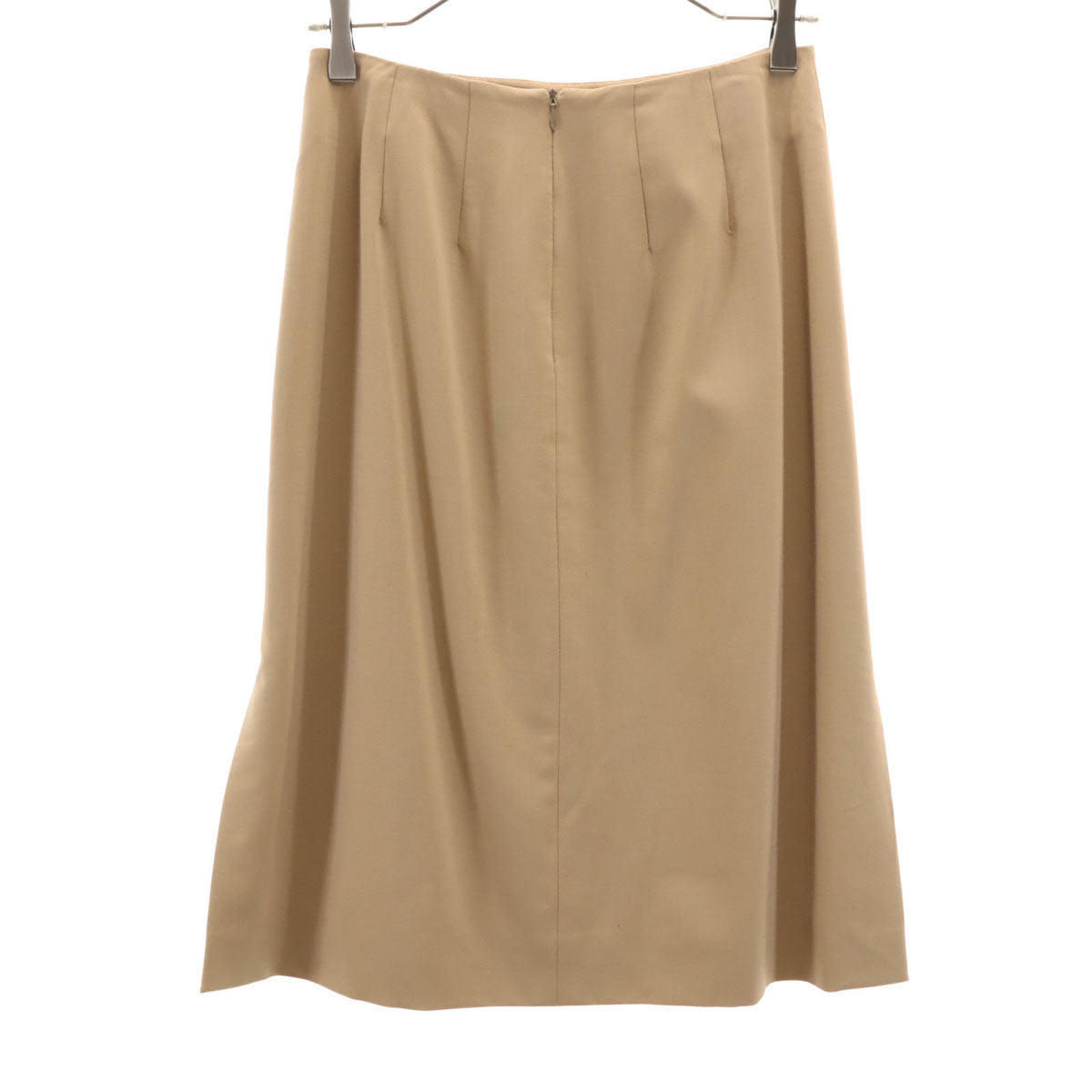 Salvatore Ferragamo サルヴァトーレフェラガモ 90s イタリア製 オールド ミディ丈 タイトスカート 40 ベージュブラウン レディース