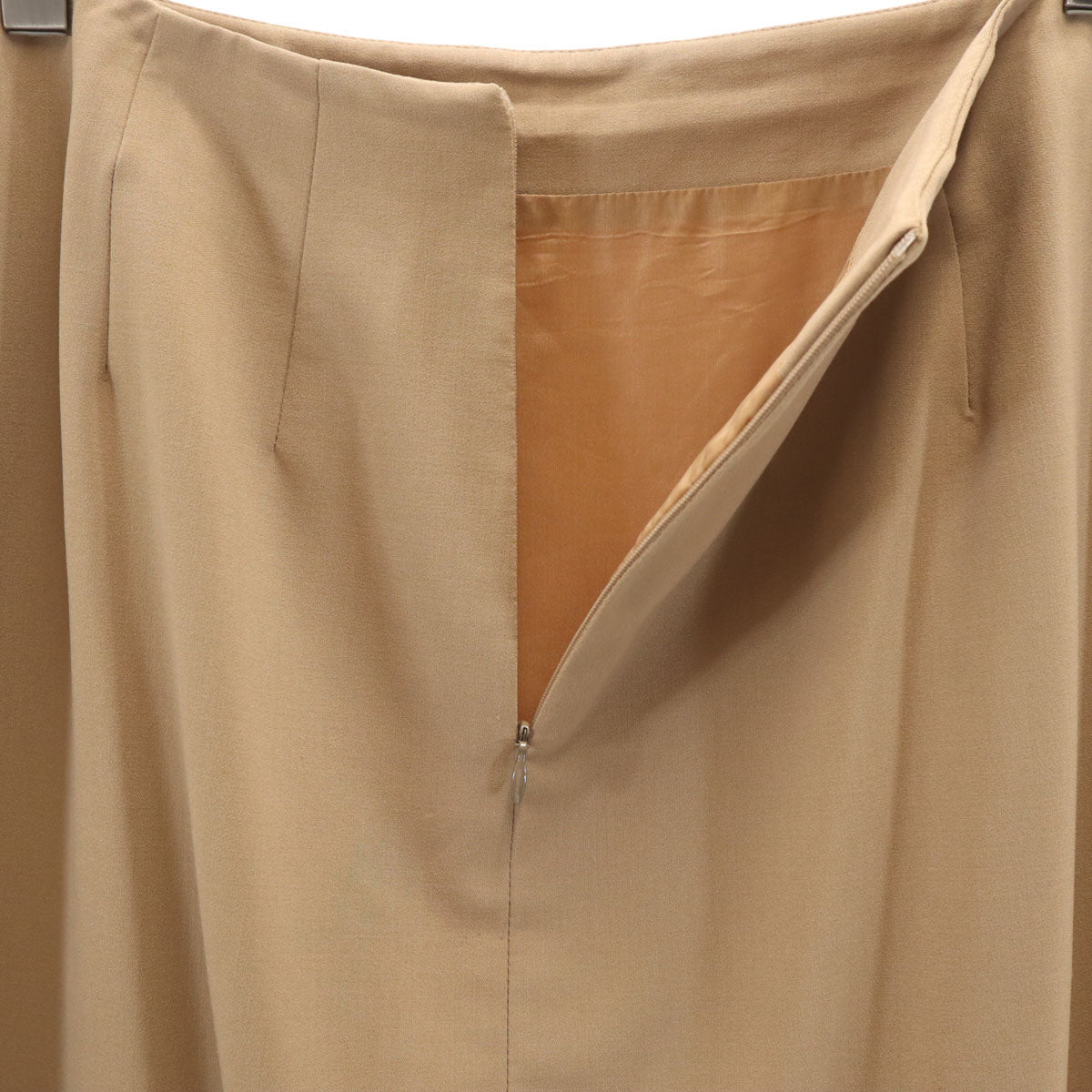 Salvatore Ferragamo サルヴァトーレフェラガモ 90s イタリア製 オールド ミディ丈 タイトスカート 40 ベージュブラウン レディース