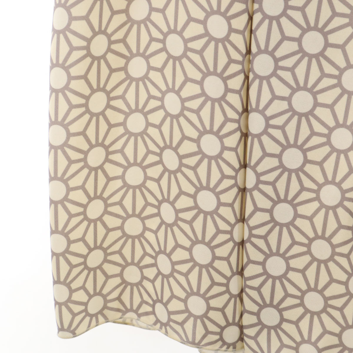 JIL SANDER NAVY ジルサンダーネイビー イタリア製 シルク 総柄 ミディ丈 ラップスカート 36 ベージュ レディース