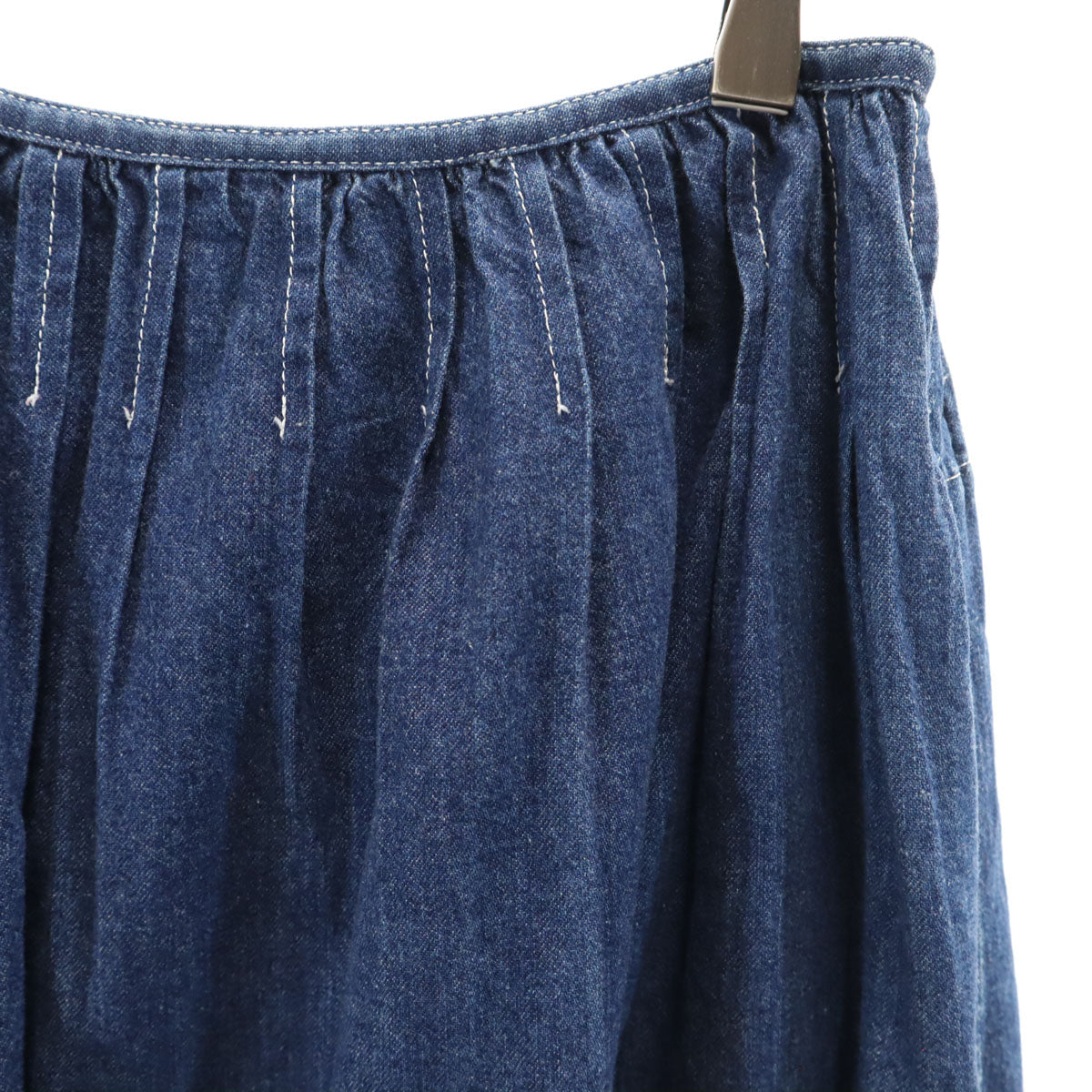 PINK HOUSE ピンクハウス ミモレ丈 デニムスカート ブルー系 レディース