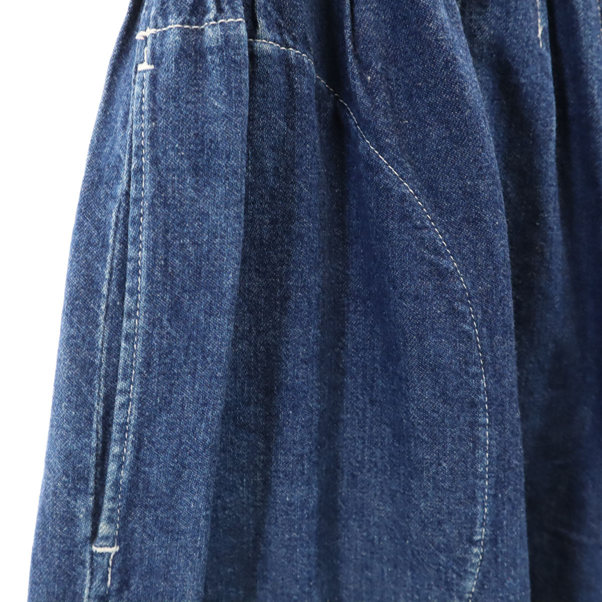 PINK HOUSE ピンクハウス ミモレ丈 デニムスカート ブルー系 レディース