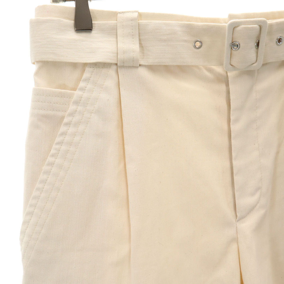 未使用 MAISON FLANEUR メゾンフラネウール イタリア製 ハーフパンツ 44 ベージュ メンズ