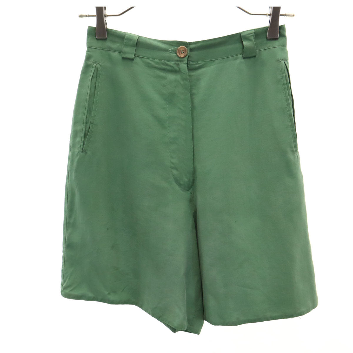 GIORGIO ARMANI ジョルジオアルマーニ 90s イタリア製 オールド ショートパンツ 40 カーキ レディース GIORGIO ARMANI ジョルジオアルマーニ 90s イタリア製 オールド