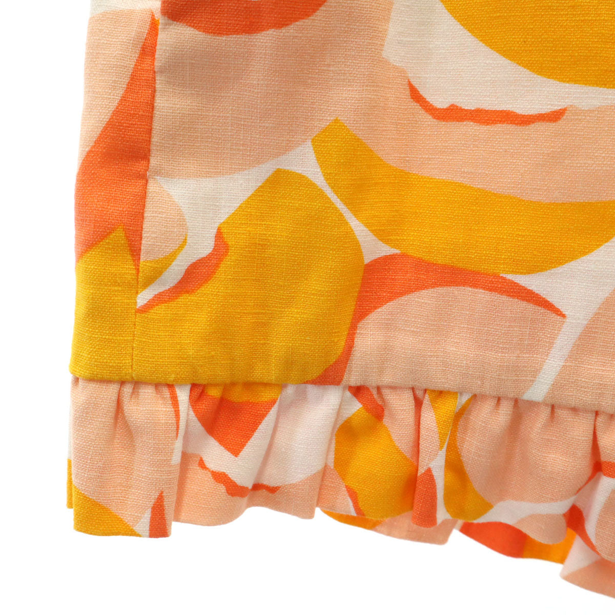 kate spade NEW YORK ケイト スペード ニューヨーク 未使用 リネンブレンド フルーツ柄 ショートパンツ 0 0 イエロー系 レディース