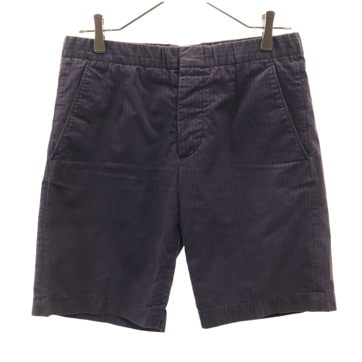 MARNI at H&M マルニアットエイチアンドエム ストライプ柄 ショートパンツ 46 チャコール メンズ