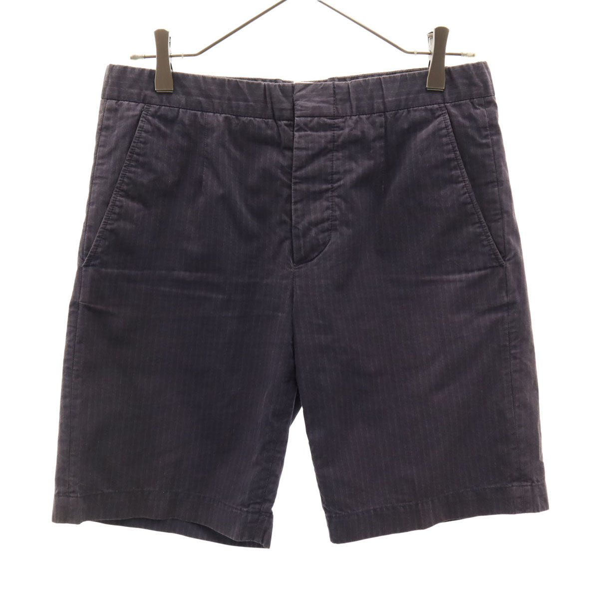 MARNI at H&M マルニアットエイチアンドエム ストライプ柄 ショートパンツ 46 チャコール メンズ