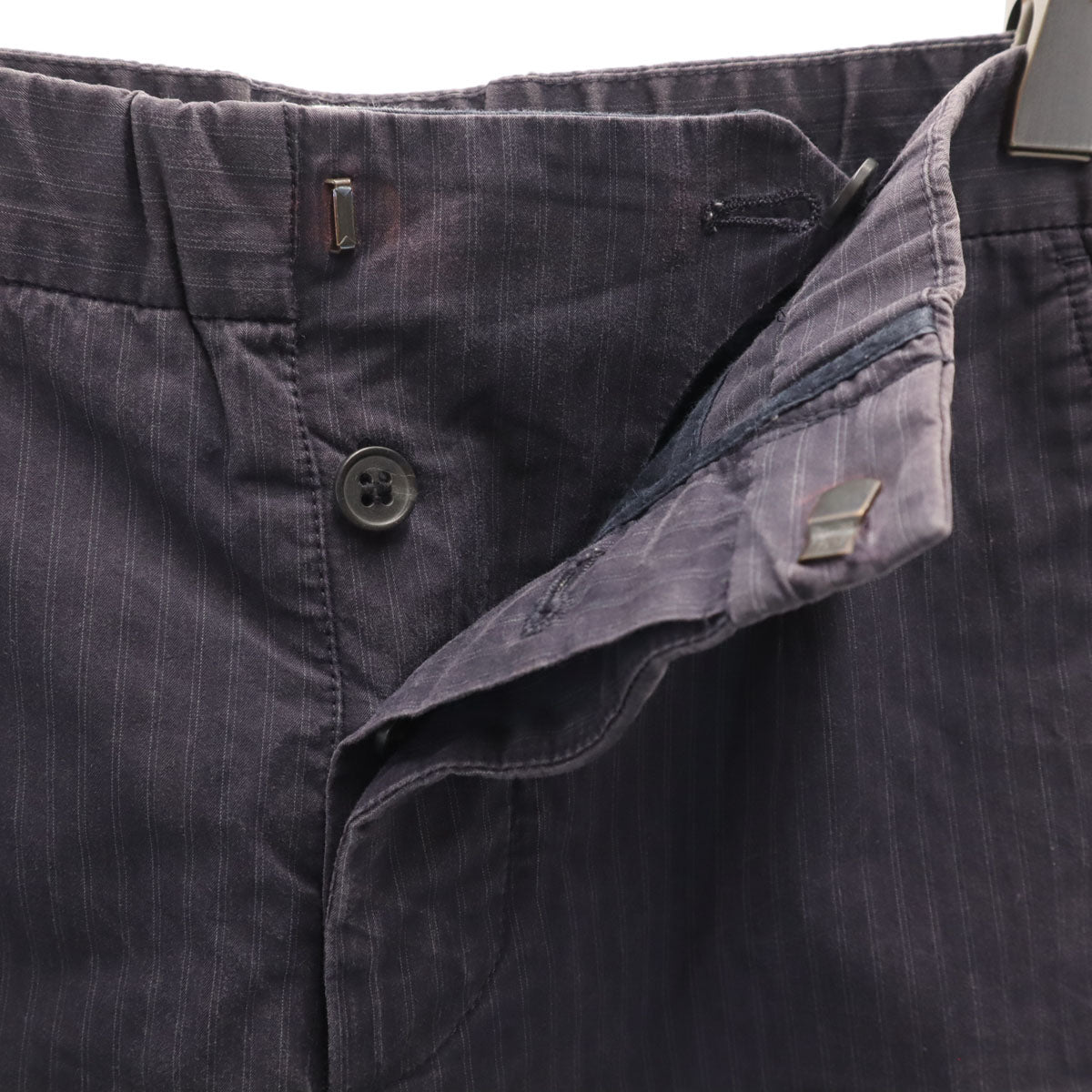 MARNI at H&M マルニアットエイチアンドエム ストライプ柄 ショートパンツ 46 チャコール メンズ