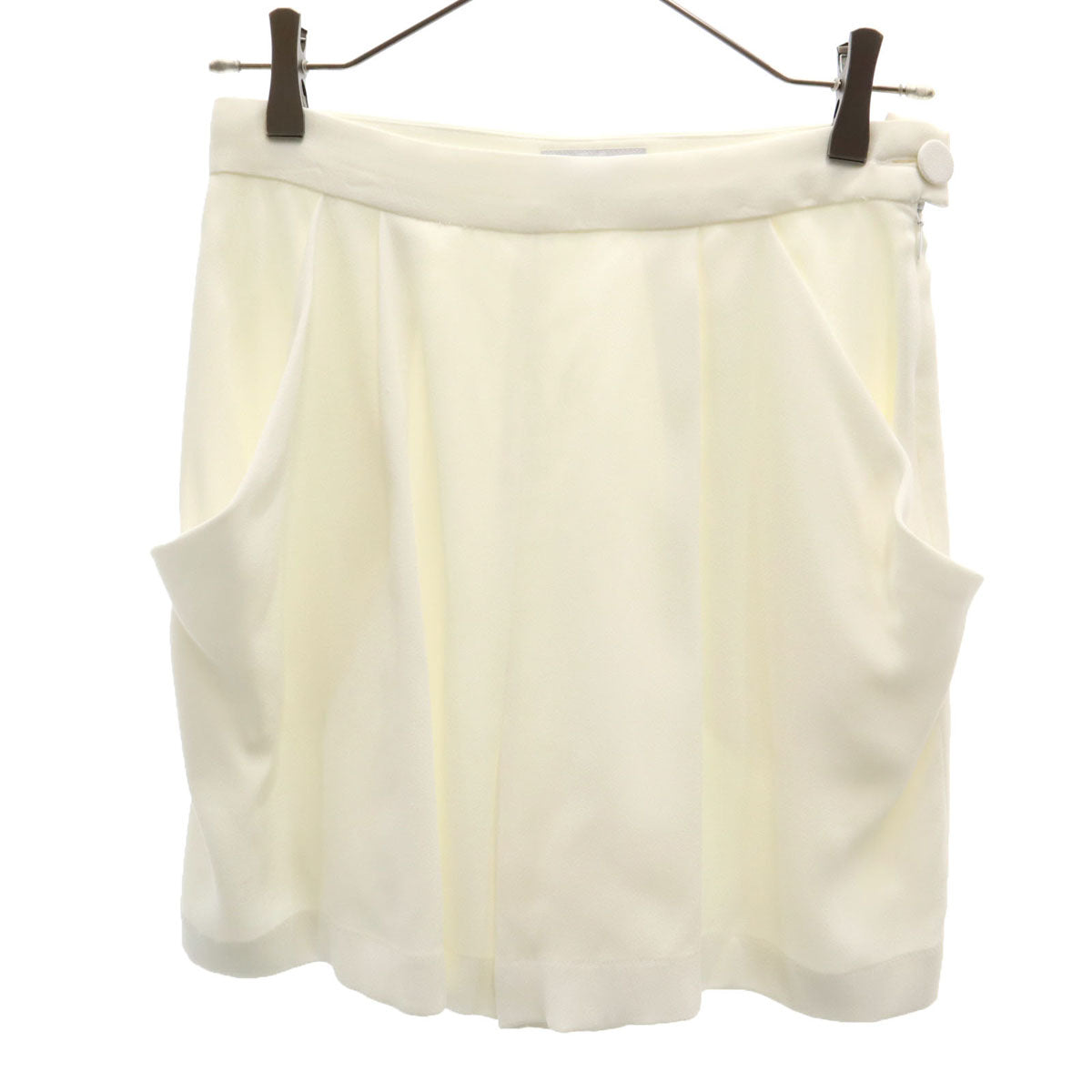 agnes b. アニエスベー フランス製 ショートパンツ 36 オフホワイト レディース