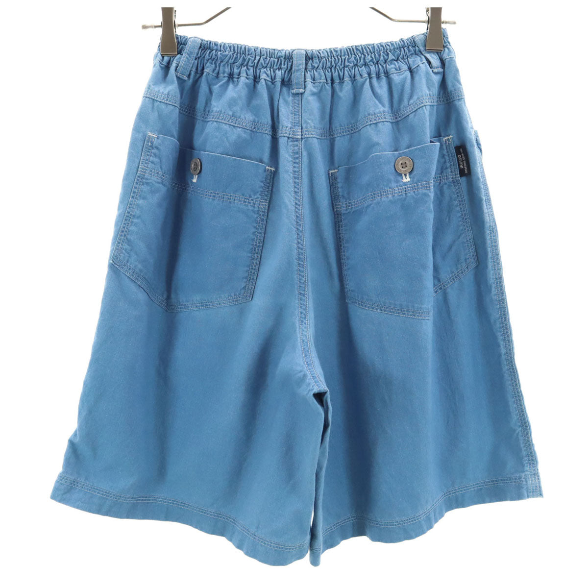 HAI SPORTING GEAR ハイスポーティングギア 90s オールド シャンブレー ショートパンツ M ブルー イッセイミヤケ レディース