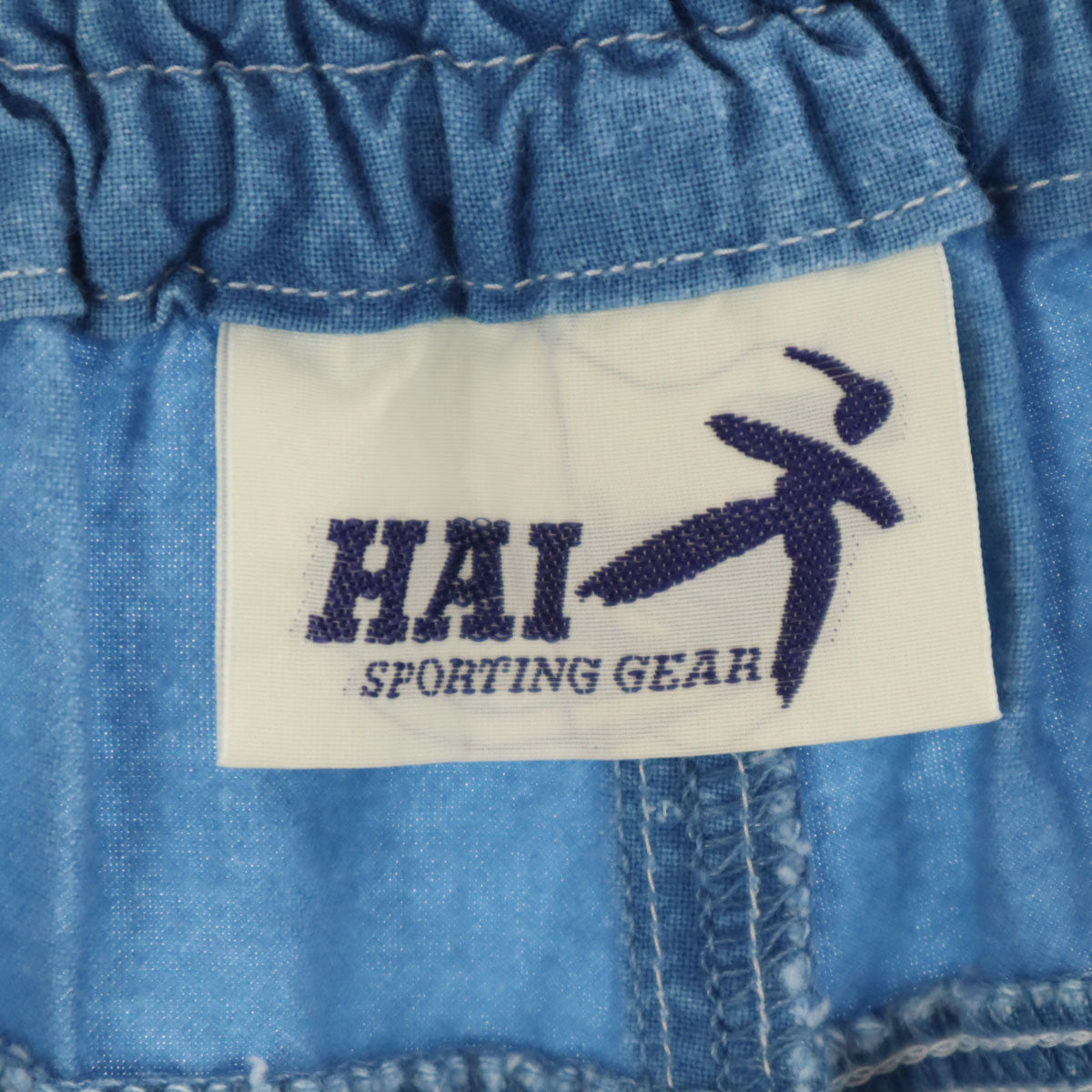 HAI SPORTING GEAR ハイスポーティングギア 90s オールド シャンブレー ショートパンツ M ブルー イッセイミヤケ レディース