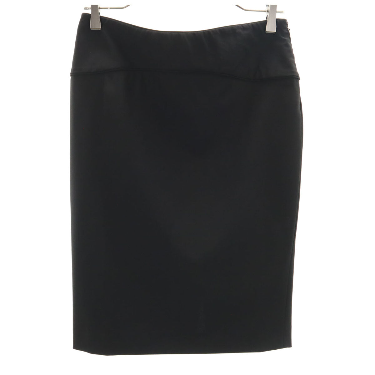 GUCCI グッチ イタリア製 ミディ丈 タイトスカート 38 ブラック レディース