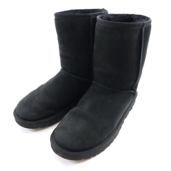 UGG アグ ムートン ブーツ 24 ブラック レディース