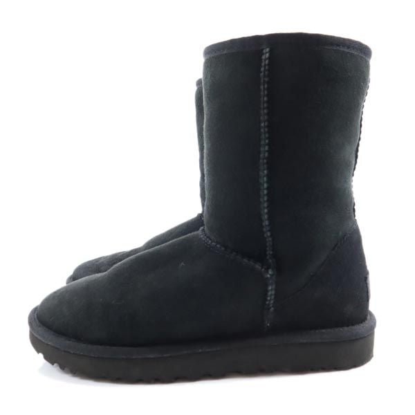 UGG アグ ムートン ブーツ 24 ブラック レディース