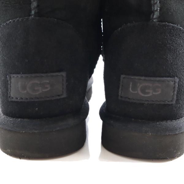 UGG アグ ムートン ブーツ 24 ブラック レディース