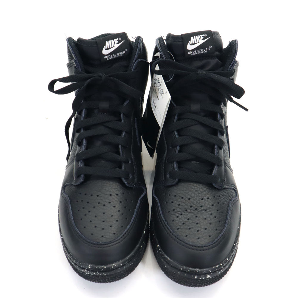 未使用 NIKE ナイキ アンダーカバー DQ4121001 スニーカー 27 黒 × NIKE DUNK HI メンズ