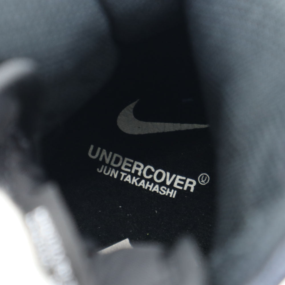 未使用 NIKE ナイキ アンダーカバー DQ4121001 スニーカー 27 黒 × NIKE DUNK HI メンズ