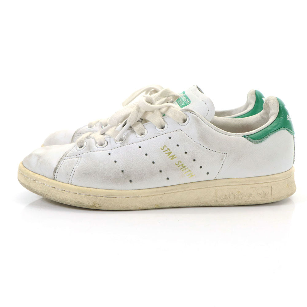 adidas アディダス スタンスミス トレフォイルロゴ スニーカー 23.0cm ホワイト×グリーン レディース