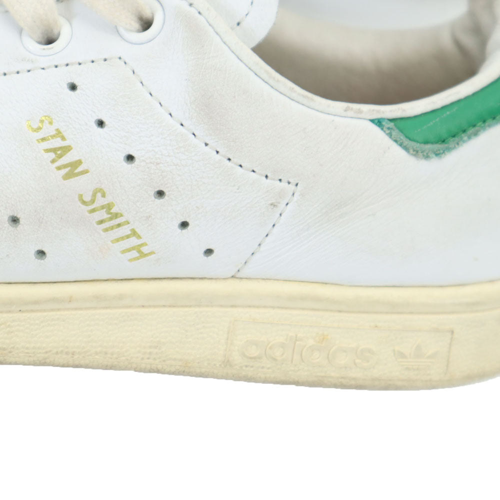 adidas アディダス スタンスミス トレフォイルロゴ スニーカー 23.0cm ホワイト×グリーン レディース