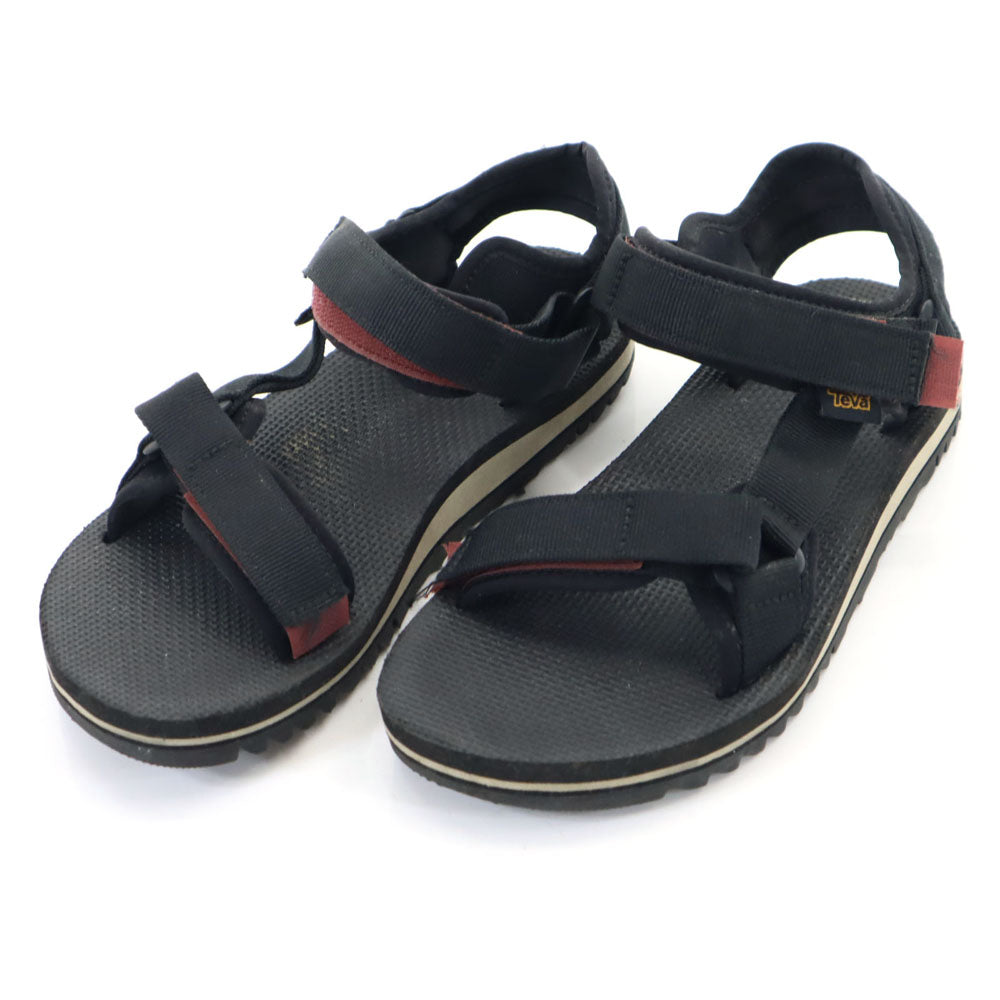 テバ スポーツサンダル 24cm ブラック×エンジ Teva レディース