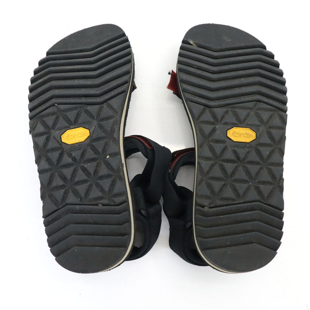 テバ スポーツサンダル 24cm ブラック×エンジ Teva レディース